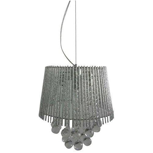Lámpara Colgante Cromo 3L E27 40W