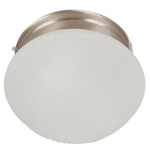 LAMP. TECHO NIQUEL SATINADO 1L E27 60W