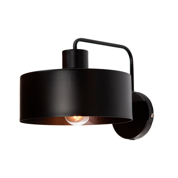 Lámpara de Pared Dark Decor Negro E27 40w 1 Luz