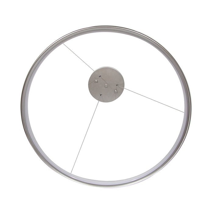 Lámpara Colgante Plata LED 25W 3000K Luz Amarilla Dimmable