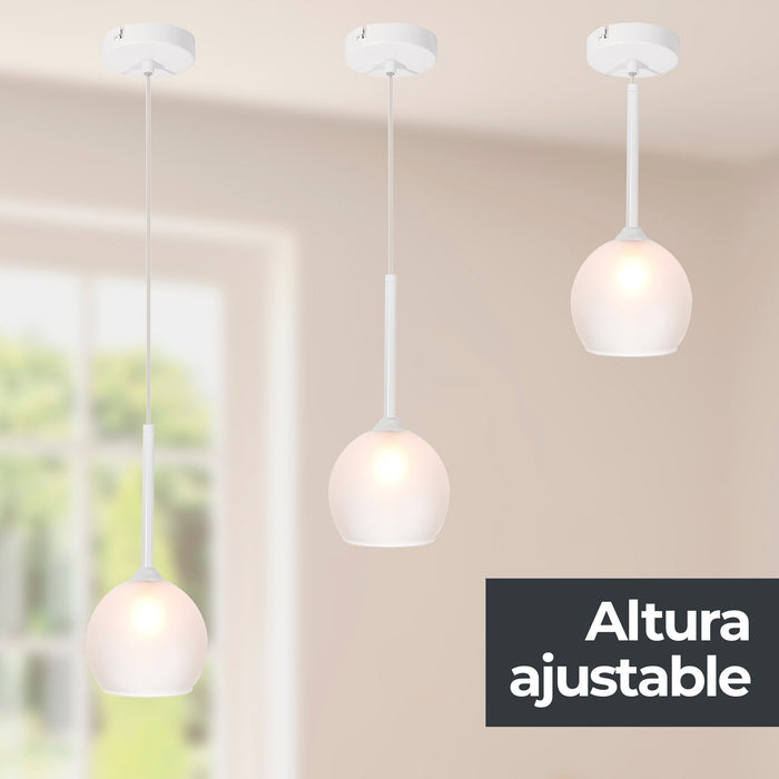 Lámpara Colgante  Blanco Mate 9W  G9 1 Luz