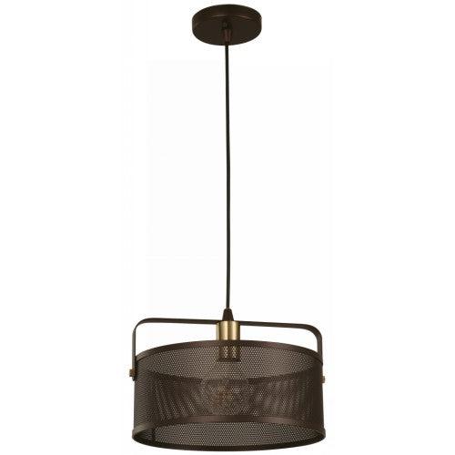 Lámpara Colgante Bronce 1L E26 60W