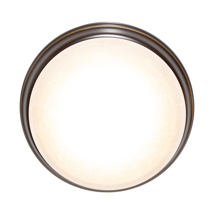 Plafón De Techo Led 17w, Acabado Bronce , Luz Cálida 3000k