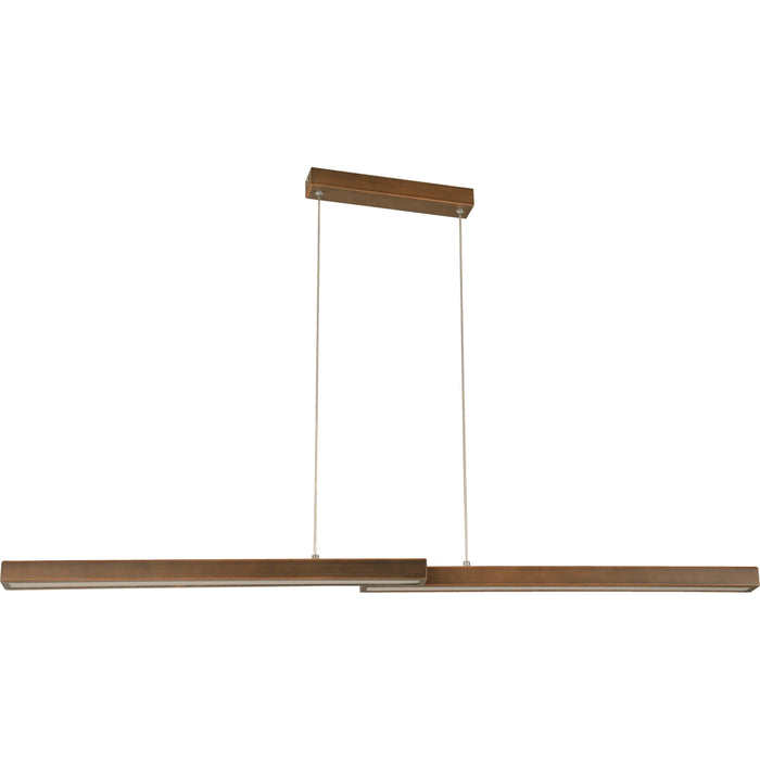 LAMP. LED COLGANTE NEGRO 26W 100-240V 3000K