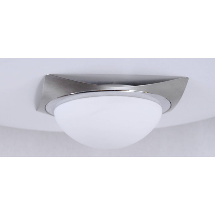 LAMP. TECHO NIQUEL SATINADO 2L E27 60W