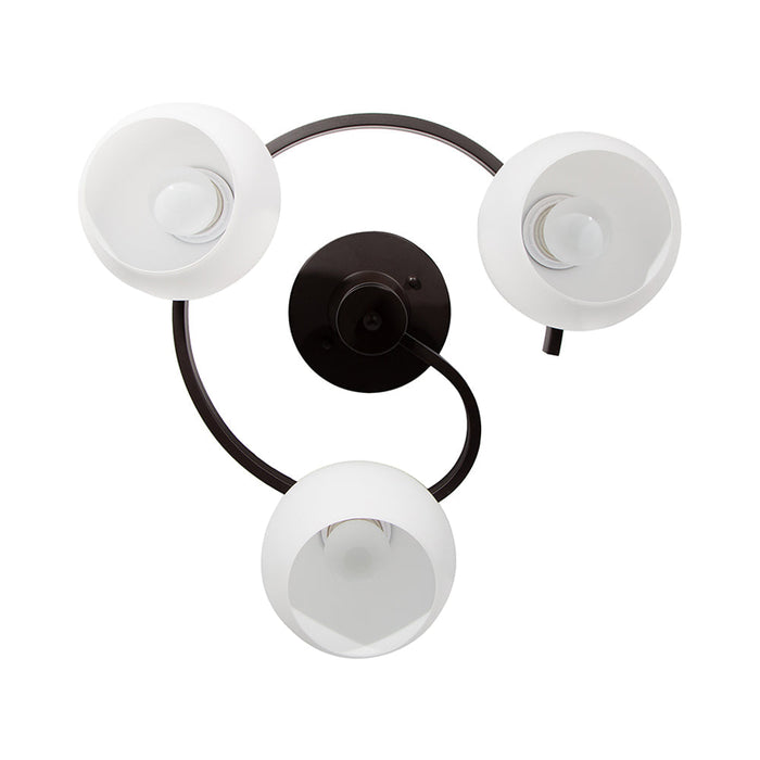 Lámpara de Techo Moderno Ike Lite Chocolate 40W E27 3 Luces