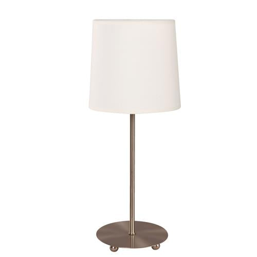 LAMP. MESA NÍQUEL SATINADO 1L E27 40W