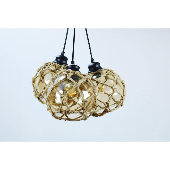 Lámpara Colgante Chocolate 3L E27 60W