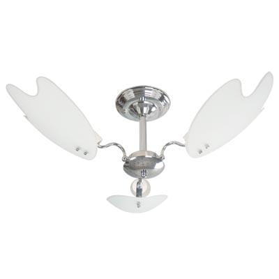 LAMP. TECHO CROMO 3L E27 60W