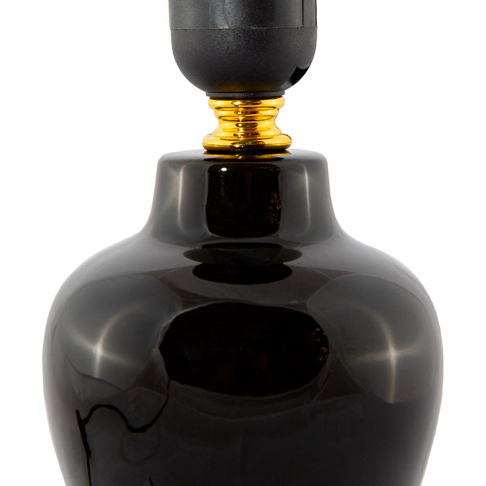 Lámpara de Mesa Dark Decor Negro E27 40w 1 Luz