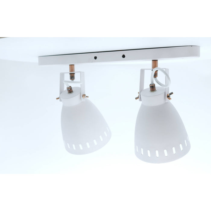 Lámpara Pared Reflectora Blanco 2L E27 60W