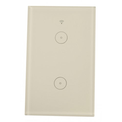 INTERRUPTOR INTELIGENTE BLANCO 100-240V (TOQUE DOBLE)
