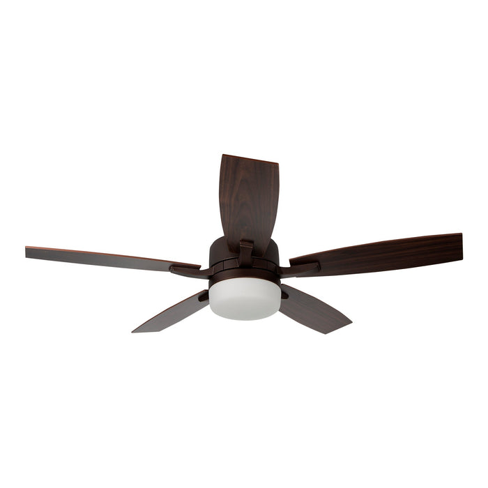 Ventilador De Techo 52" Bronce 2L E27 40W Con Control De Pared