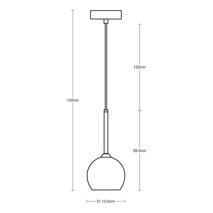 Lámpara Colgante  Blanco Mate 9W  G9 1 Luz