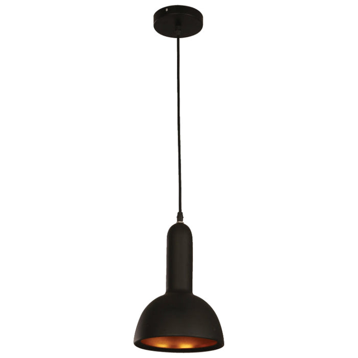 LAMP. COLGANTE NEGRO 1L E27 60W