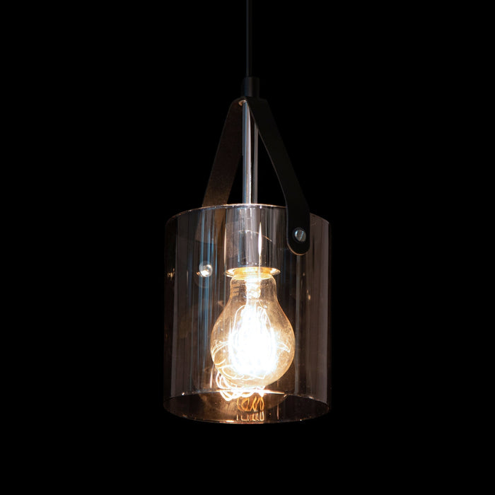 Lámpara Colgante Modern Luxe Negro E27 10w 1 Luz