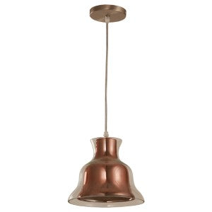 Lámpara Colgante Vintage Cobre / Níquel Satinado E27 1 Luz