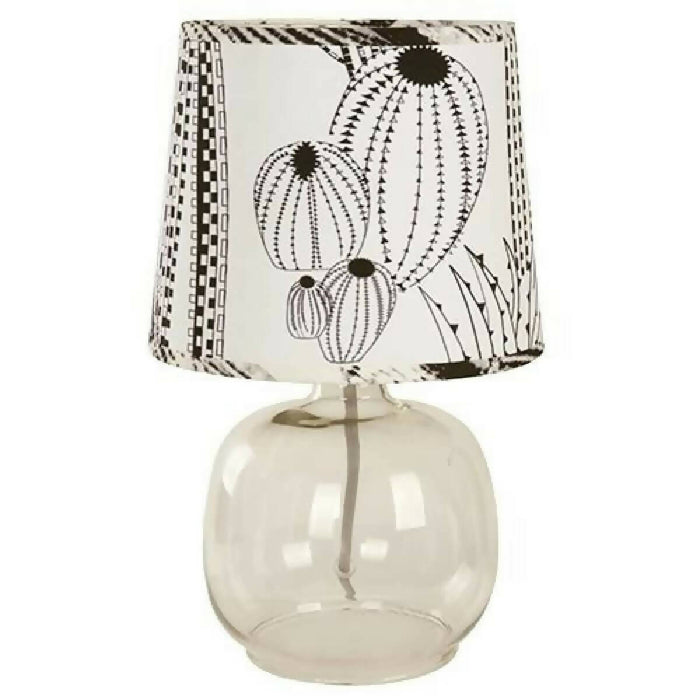 Lámpara Mesa Transparente 1L E27 60W