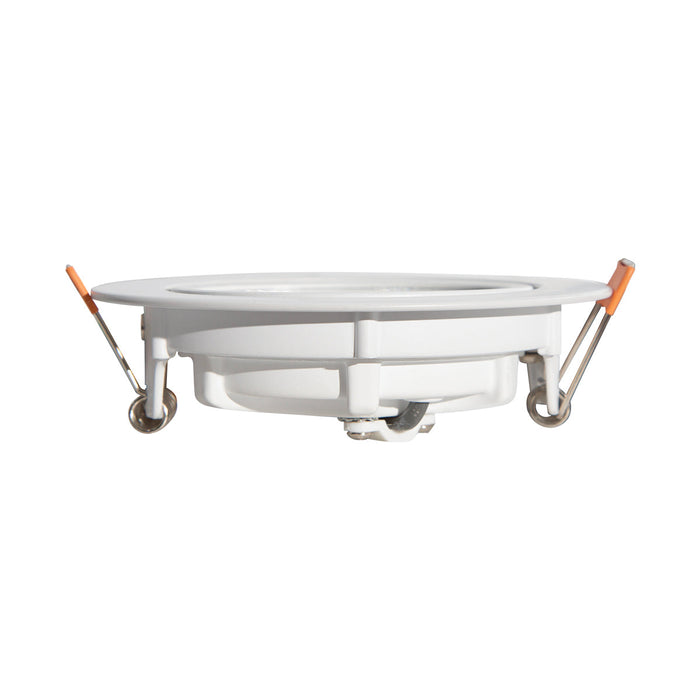 Kit 10 Spots Base Empotrable Blanco Aluminio 12w Led