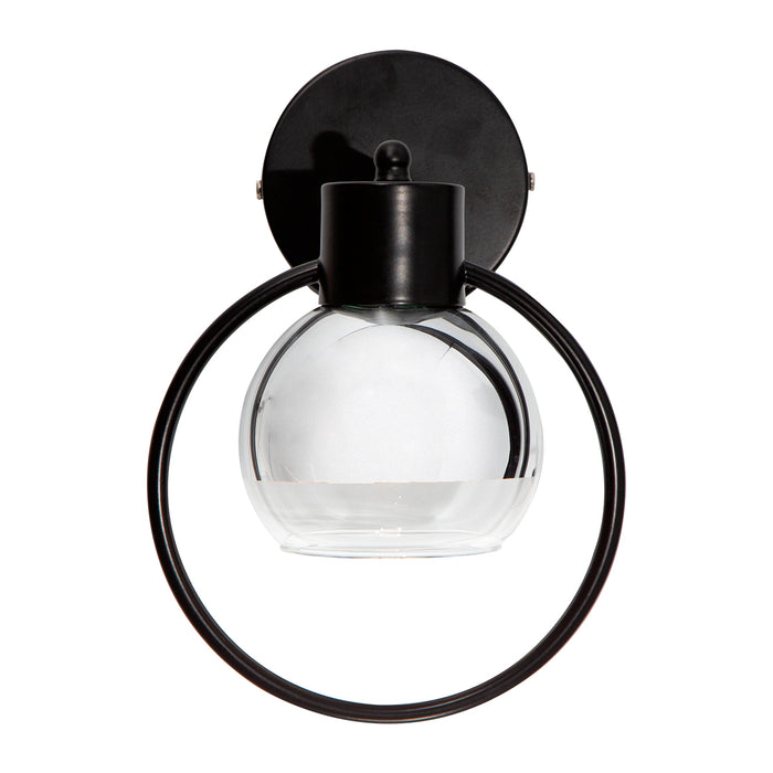 Lámpara de Pared Modern Luxe Negro E27 40w 1 Luz