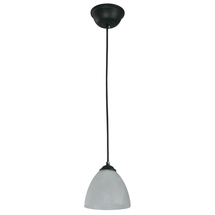 LAMP. COLGANTE NEGRO 1L E27 60W (BASE ENROSCABLE)