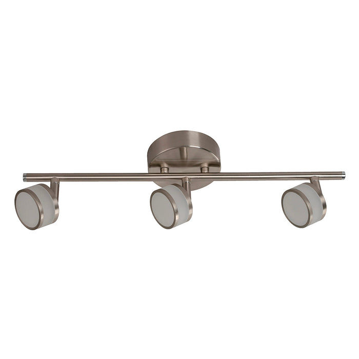 Riel niquel satinado 3 Luces 5w 3000k