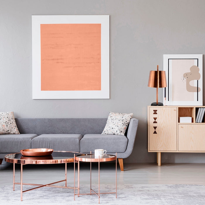 Lámpara de Mesa, Cobre 1L E27 60W