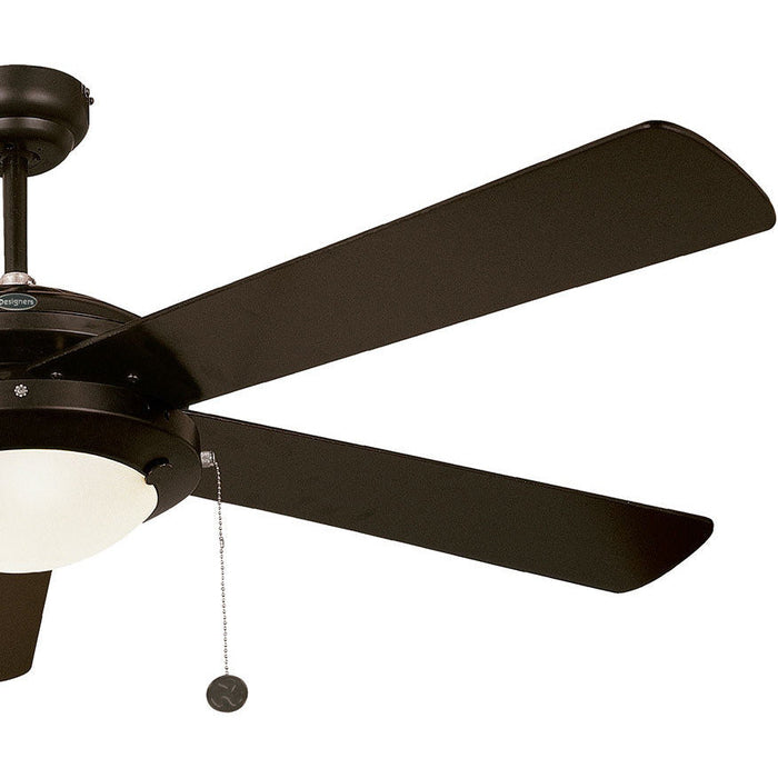 VENT. TECHO 52" E27*2L*40W  N/B  NEGRO