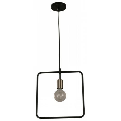 Lámpara Colgante Negro 1L E27 40W
