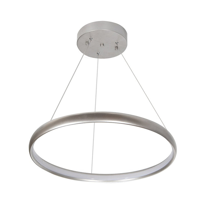 Lámpara Colgante Plata LED 25W 3000K Luz Amarilla Dimmable