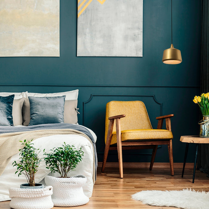 Lámpara Colgante  Bronce Brillante  E27 40W 1 Luz