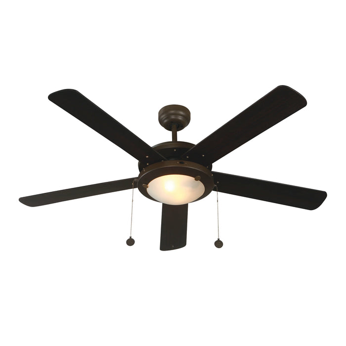 Ventilador Techo Chocolate Madera Oscura/ Caoba 2 Luces 52