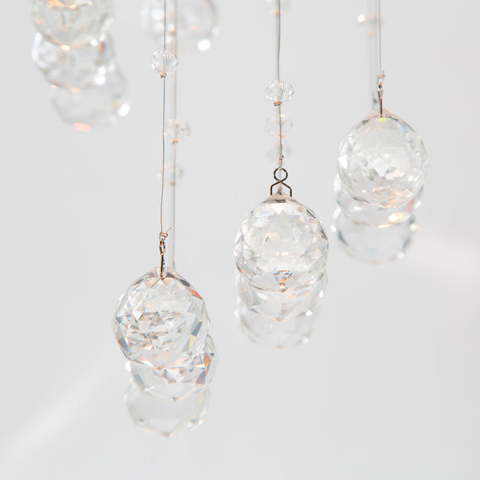 Lámpara de Techo Lumicentro Acabado Cromo Cristal de 3 Luces