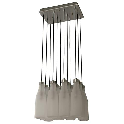 LAMP. TECHO PLATEADO 12L E14 40W