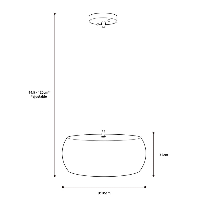 Lámpara Colgante Ike Lite Níquel Satinado 3 Luces 40W E27