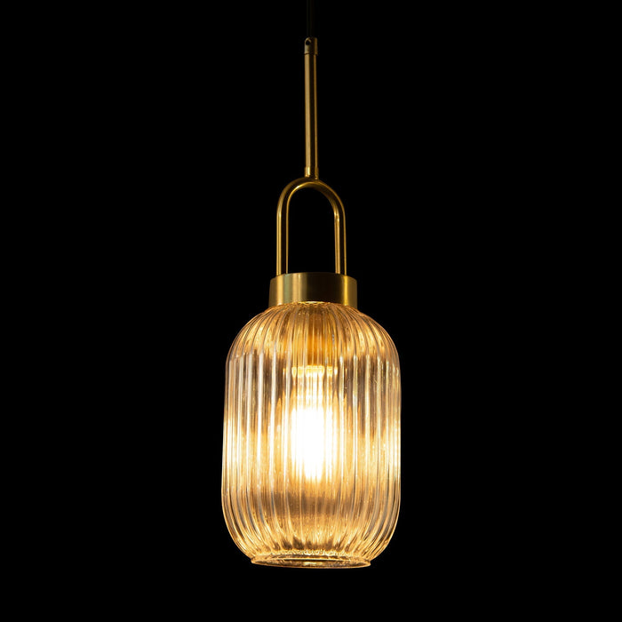 Lámpara Colgante Opulent Lights Bronce Antiguo E27 60w 1 Luz