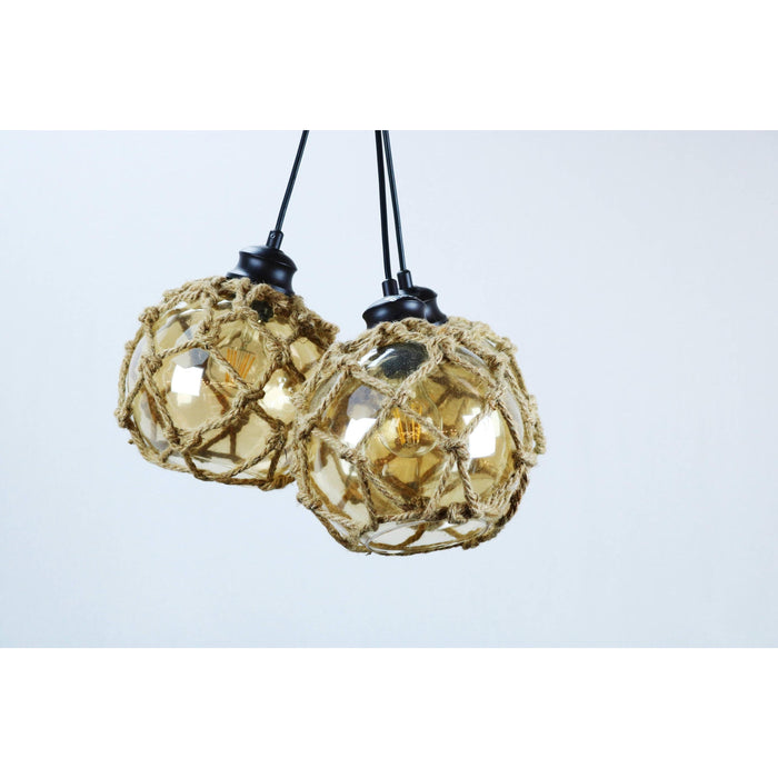 Lámpara Colgante Chocolate 3L E27 60W