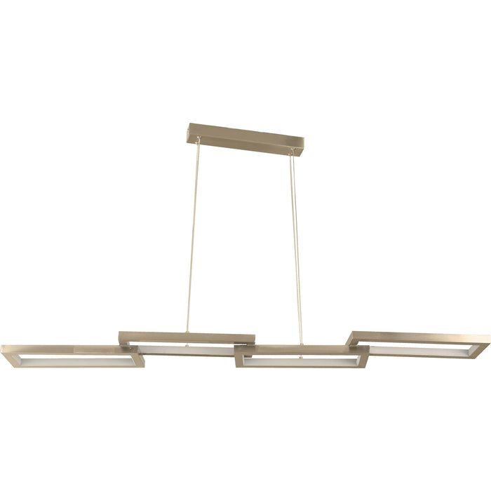 LAMP. LED COLGANTE SATIN NIQUEL 36W 86-265V 3000K
