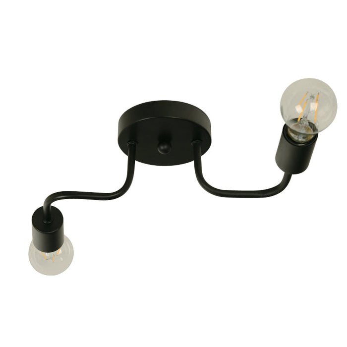 LAMP. TECHO NEGRO 2L E27 60W