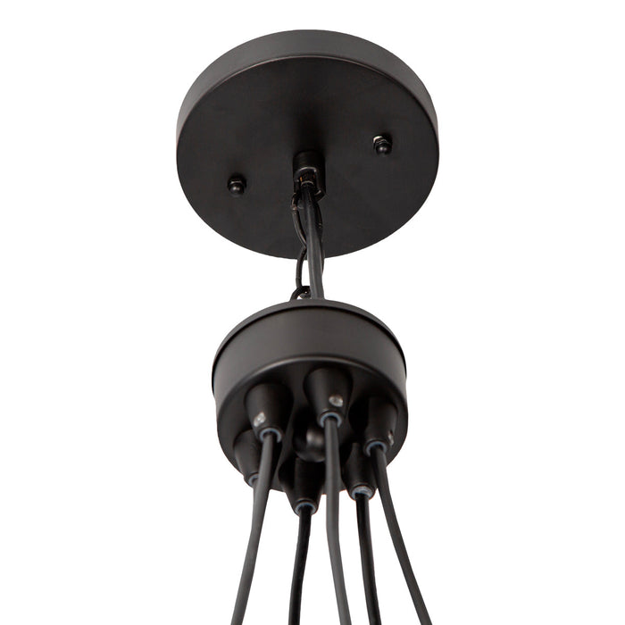 Lámpara Colgante Vintage Industrial E26 40w 6 Luces