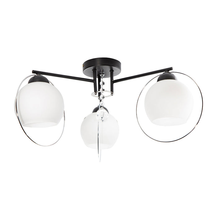 Lámpara de Techo Contemporary Clean Blanco E27 40w 3 Luces