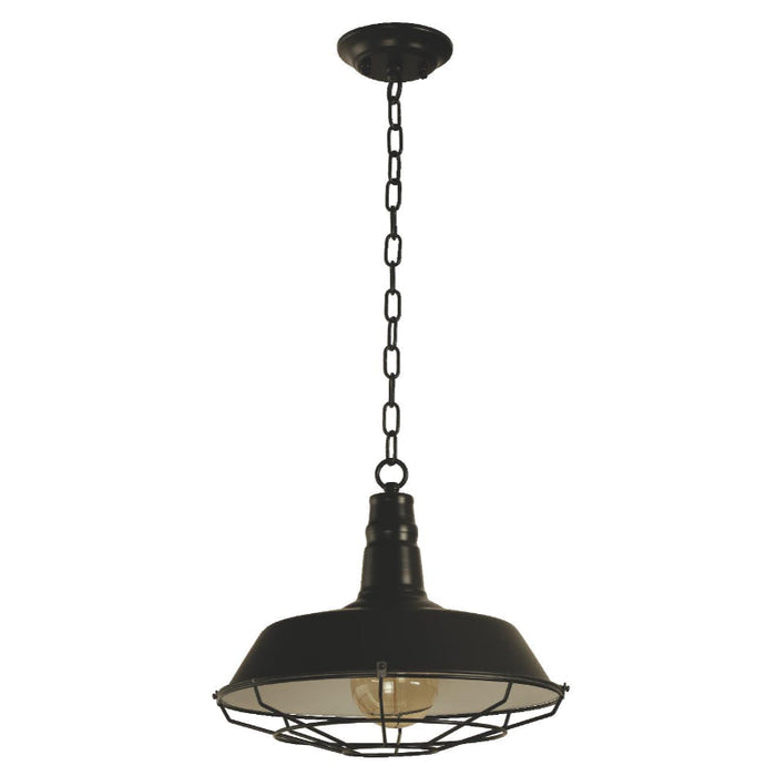 LAMP. COLGANTE NEGRO 1L E27 60W