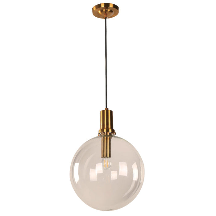LAMP. TECHO BRONCE DORADO 1L E27 60W