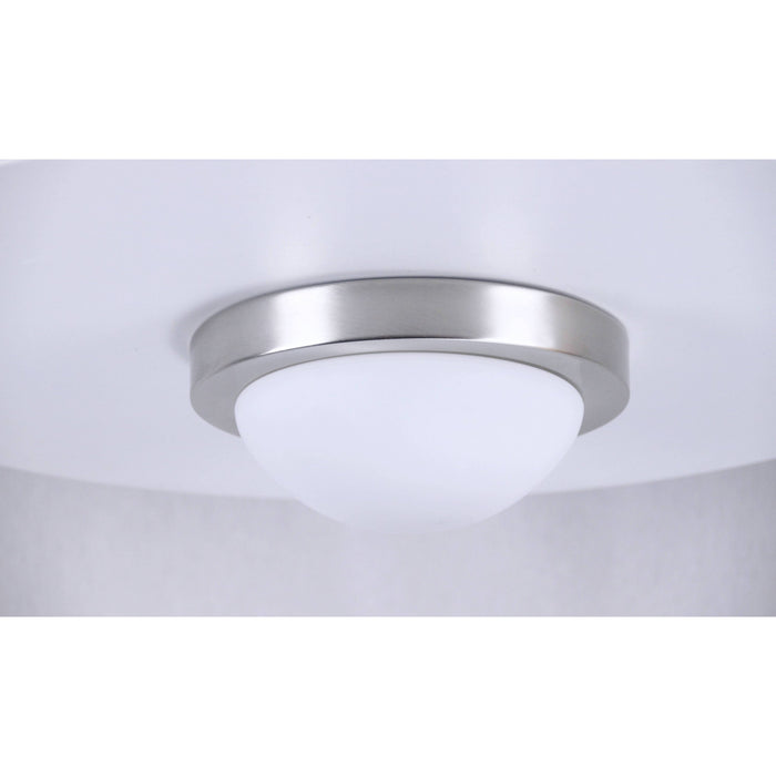 LAMP. TECHO NÍQUEL SATINADO 1L E27 60W