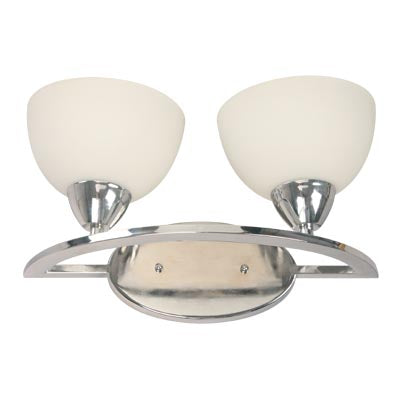 LAMP. PARED CROMO 2L E27 60W