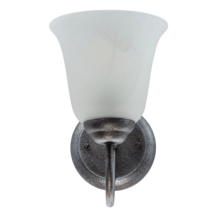 Aplique De Pared Plateado 60w E27 1 Luz