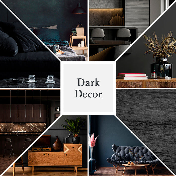 Lámpara Colgante Dark Decor Negro E27 60w 5 Luces