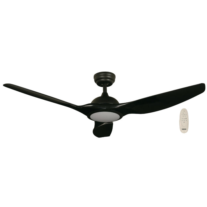 VENTILADOR LED TECHO 52" NEGRO 18W 3000/4000/6000K 100-240V (INTELIGENTE)