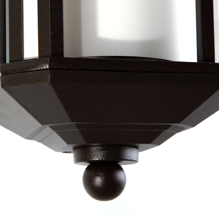 Farol De Pared Chocolate 100w E27 1 Luz
