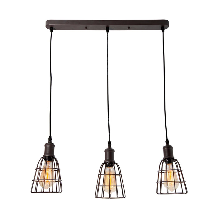 Lámpara Colgante Chocolate 3 Luces E27 60w